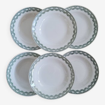 Set of 6 Carlotta Boch plates