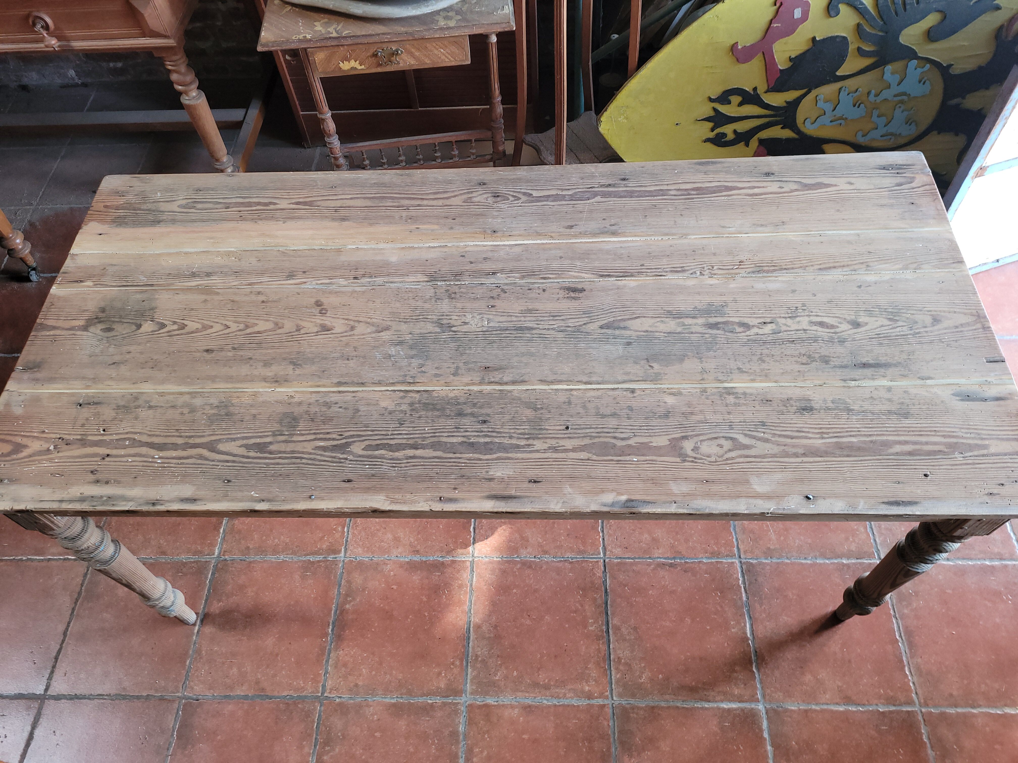 Old farmhouse table