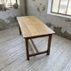 Table de ferme chêne doré 160cm