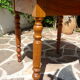 Table ovale bois fruitier