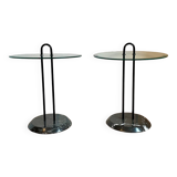 Pair of side tables by Vico Magistretti