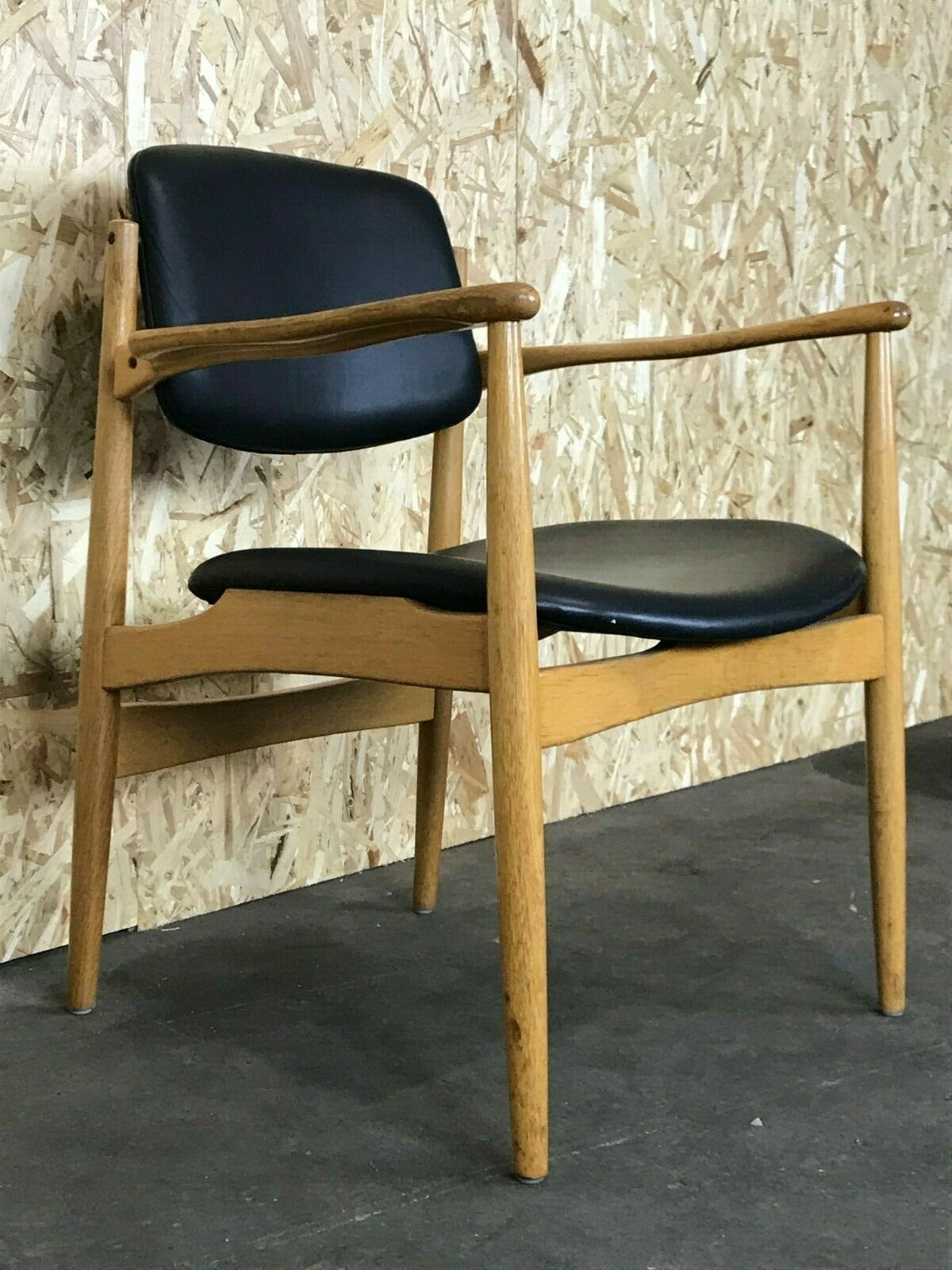 Danish armchair oak Eiche Denmark 60s