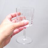 Crystal stemmed glasses