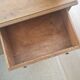 Petite commode 3 tiroirs bois brut- finition bois brut - 81 cm