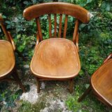 Series of four bistro chairs