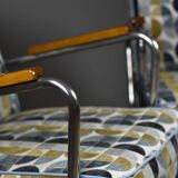 Paire de fauteuils Bauhaus, années 1950, Pologne