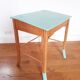 Bureau pupitre enfant Baumann années 50 vert