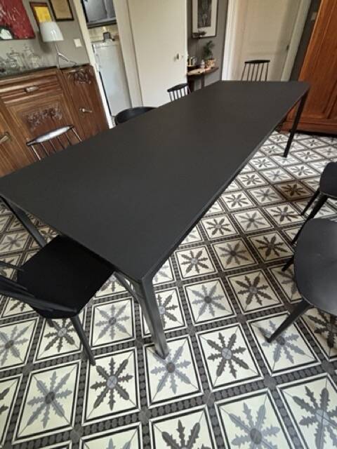 Black table Scandinavian model T12 HAY