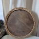 Period rattan mirror
