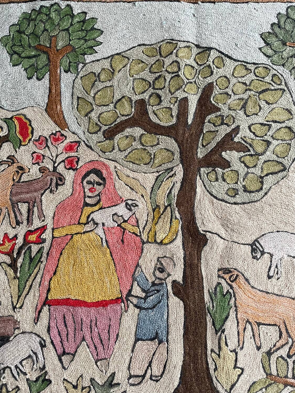 20th century oriental craft tapestry