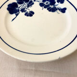 Set of 8 flat plates Badonviller Capucine – French earthenware