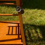 high chair child vintage wood transformable table
