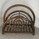 Bamboo and rattan magazine rack
