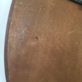 Miroir ovale en bois massif