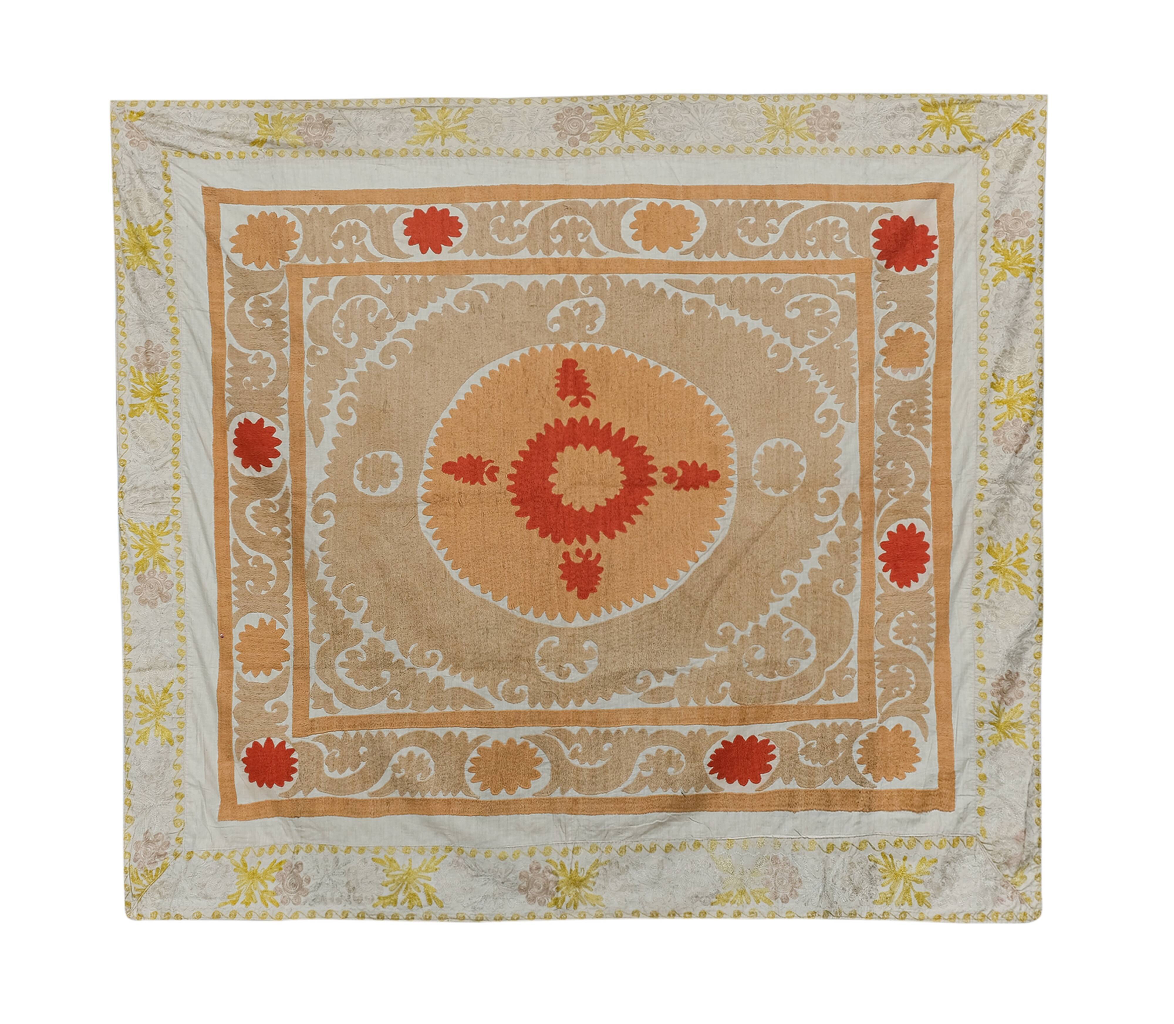 Hand knotted rug, vintage Turkish rug 152x175 cm
