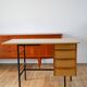 Formica, beech and black metal desk, Modernist Design, 1960