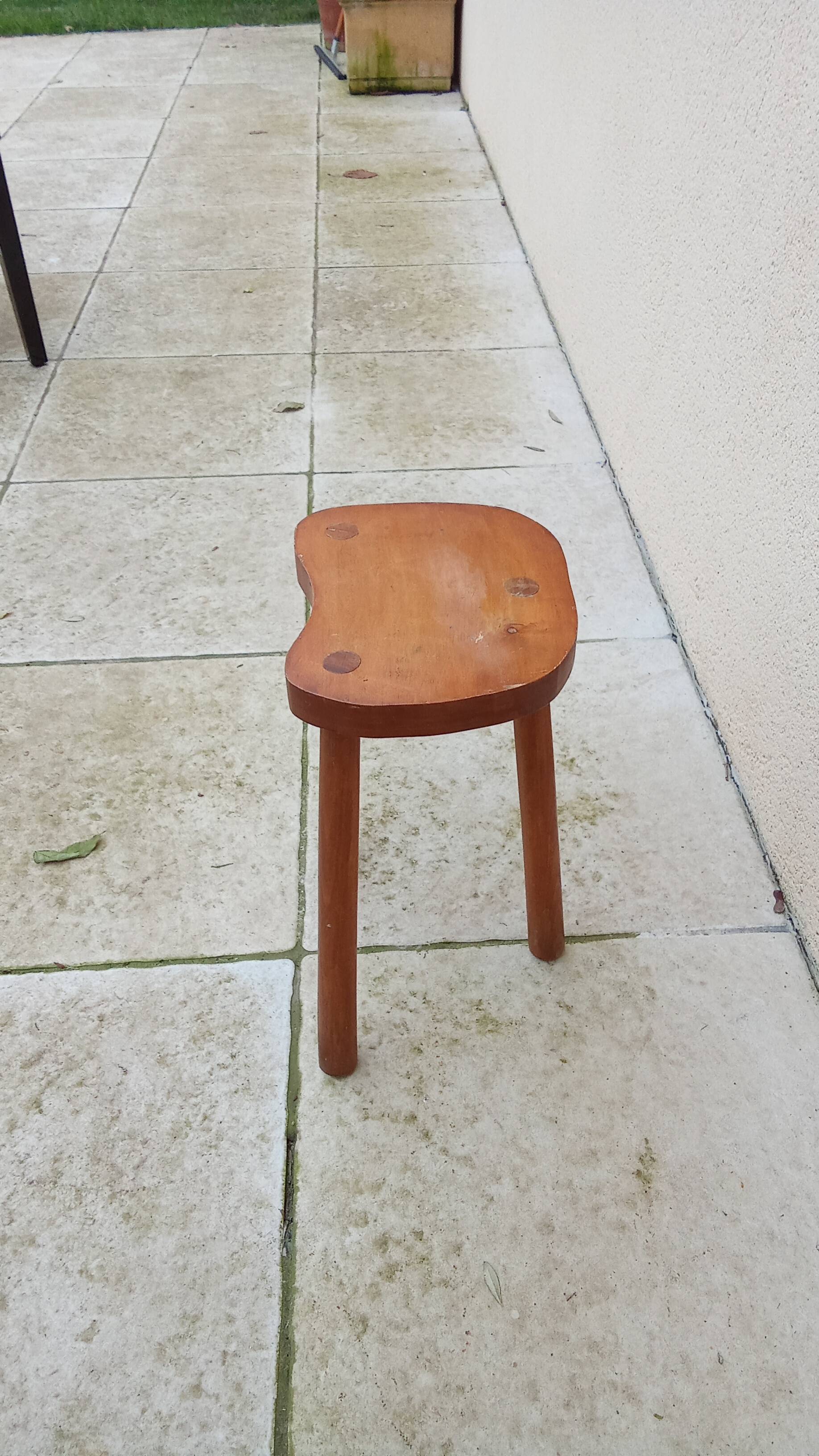 vintage milking farmer's stool