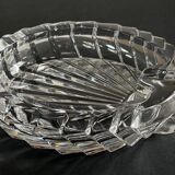 Vintage crystal shell ashtray