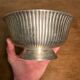 Silver metal stand bowl