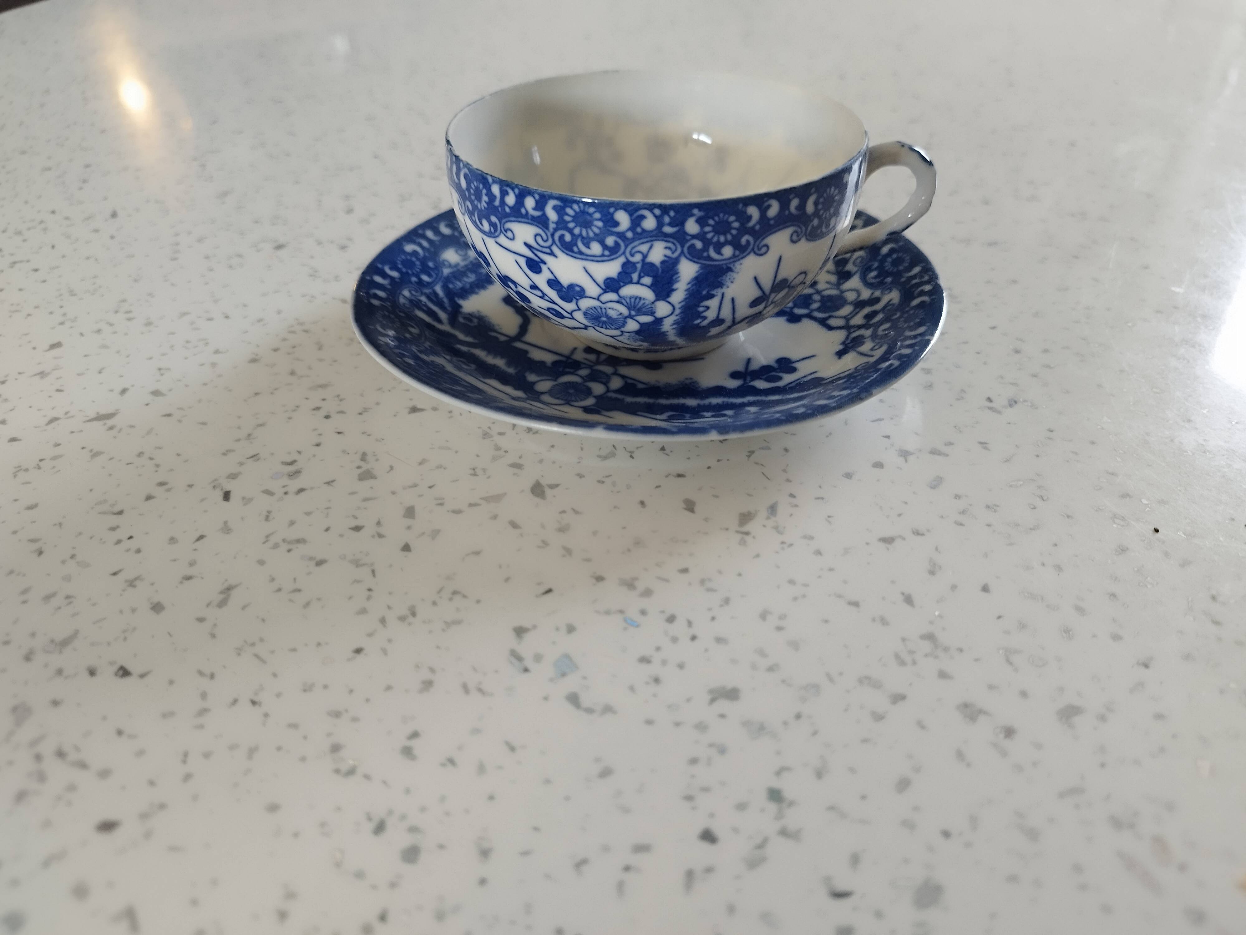 Antique Japanese porcelain tea service