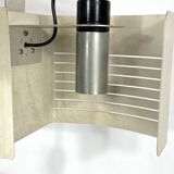 Vintage Italian aluminum and lacquer desk lamp from 60s