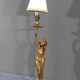 Regulate Lamp, Art Nouveau style, signed C.Rosa – Mid 20th century