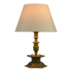 Solid Brass Table Lamp by Oscar Antonssons for Ystad-Metall, Sweden, 1940s