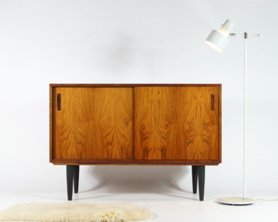 Vintage Danish hi-fi tv furniture in retro vintage teak