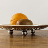 Saint Médard fruit cup, silver metal