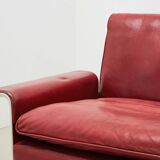Dieter Rams 620 Series Leather Sofa for Vitsoe 1962