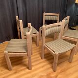 Set of five Thorsø Stolefabrik chairs, Denmark, 1970s.