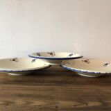 3-course vintage service, Digoin Sarreguemines