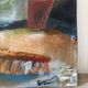 The repotting table, still life, oil on canvas.