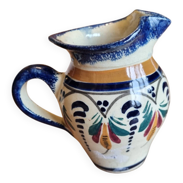 Henriot Quimper milk jug Brittany mid-20th century