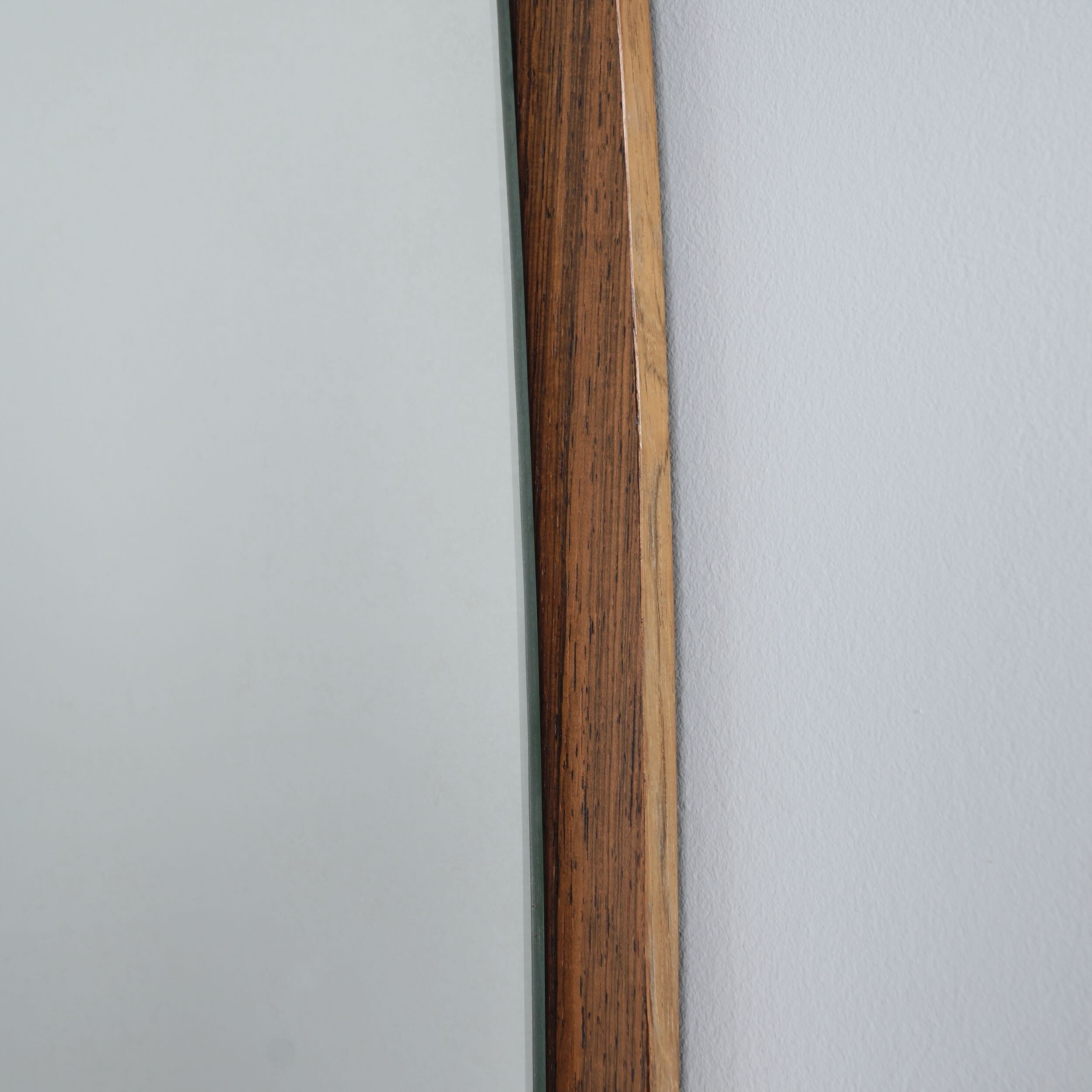 Danish wall mirror in teak, 1960s