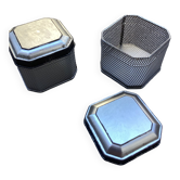 Pair of designer office storage boxes