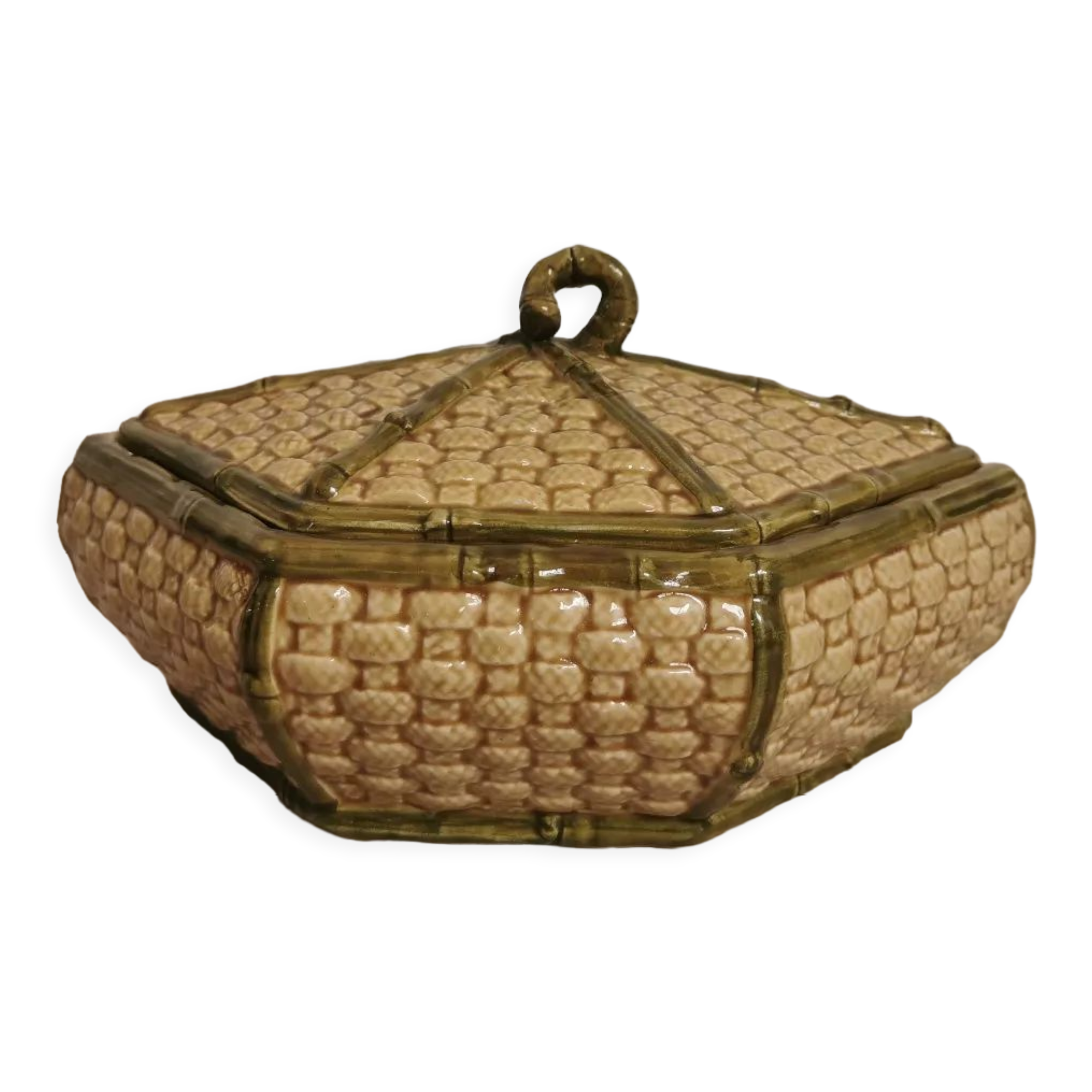 Vintage ceramic jewelry box