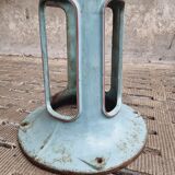 Antique dining table XXL on industrial machine leg