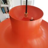 Large orange pendant light for dining room