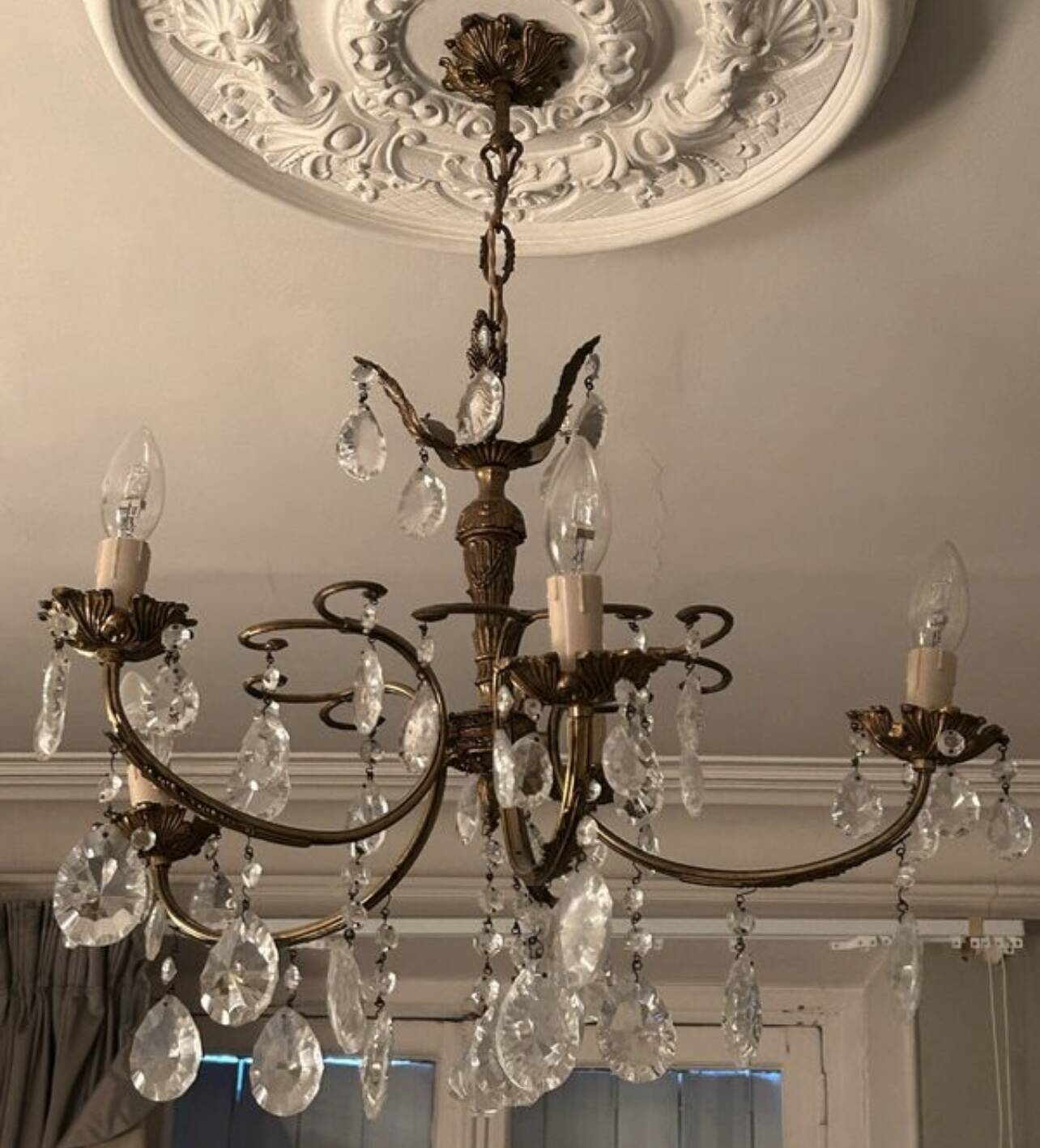 Lustre avec pampilles