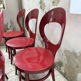Set 6 chaises bistrot Baumann modèle Mouette