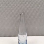 Vase finlandais en verre bleu