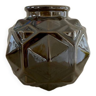Contemporary faceted vase