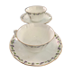 Duo of cup and saucer adderleys england bone china purple décor