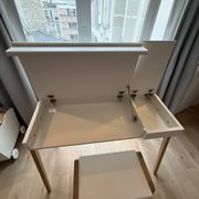 Bureau + tabouret blanc Œuf NYC