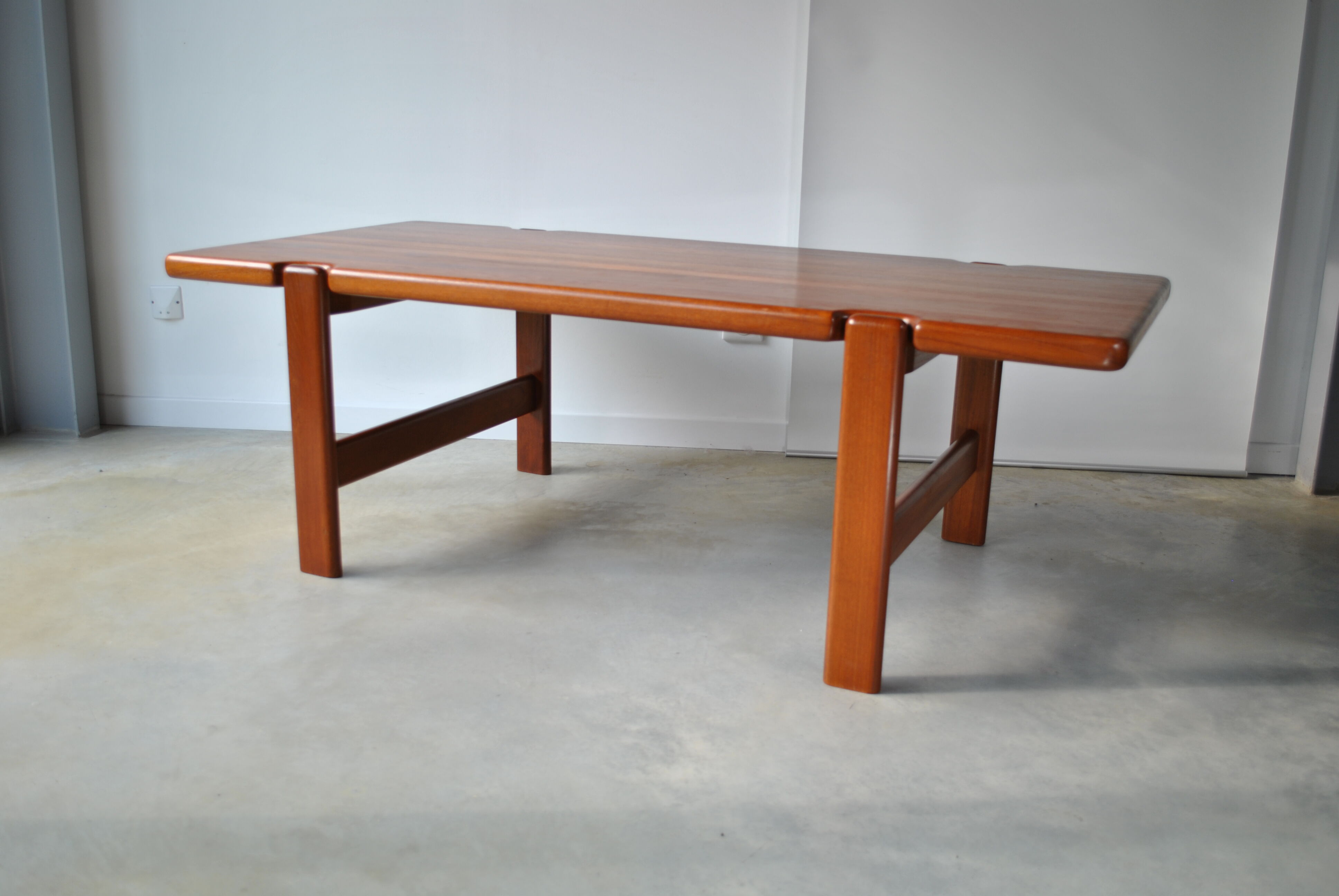 Danish teak coffee table by Niels Bach
