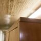 Scandinavian wardrobe 1960 honey color 4 doors L 205 cm