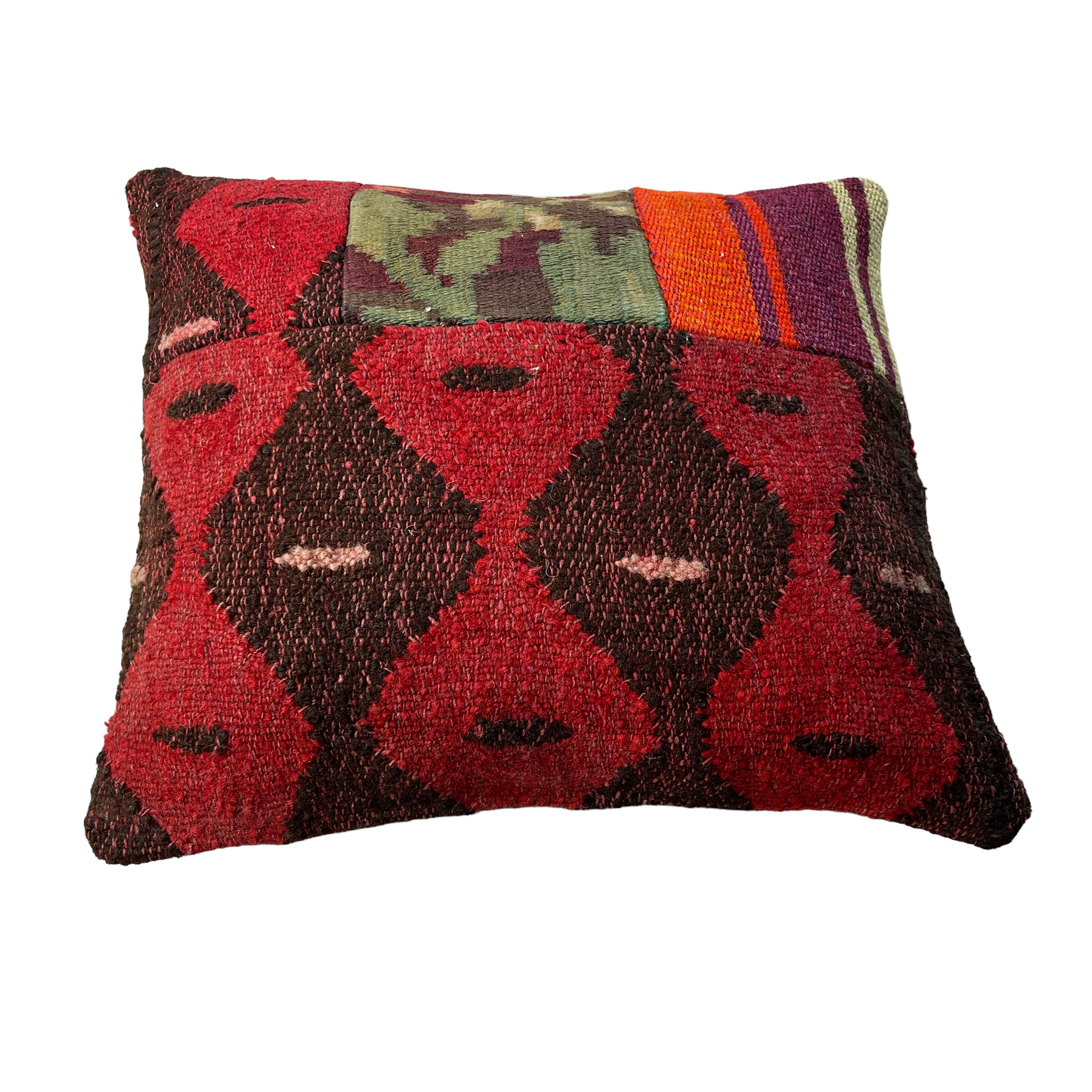 Housse de coussin kilim turc vintage 40 x 40 cm