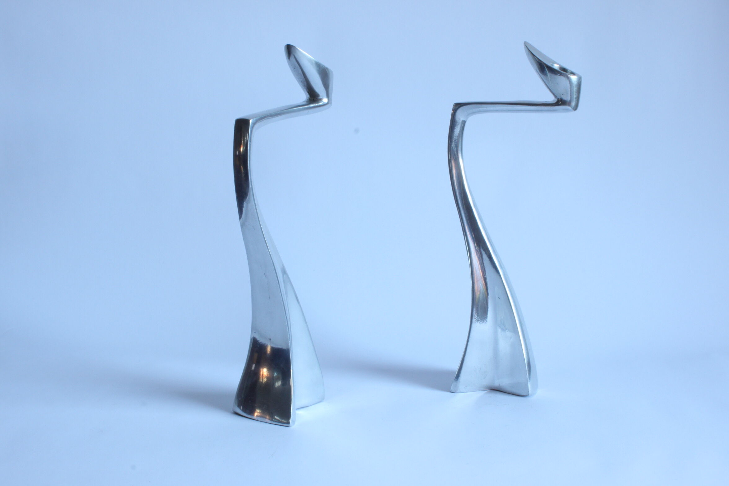 Swan Candlesticks by Matthew Hilton