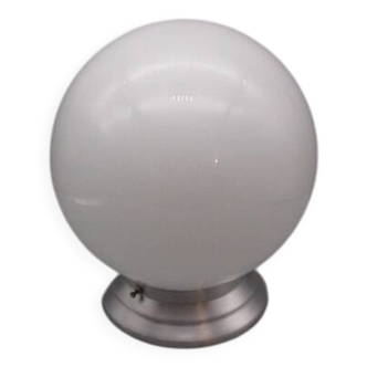 Art Deco opaline ball ceiling light